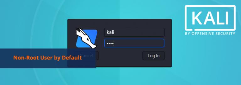 non-root-default-kali-user