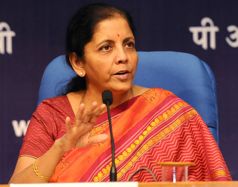 The_Minister_of_State_for_Commerce_&_Industry_(Independent_Charge),_Smt._Nirmala_Sitharaman_addressing_a_press_conference,_in_New_Delhi_on_October_14,_2016
