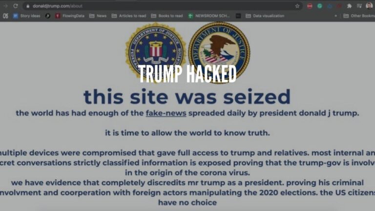trump hacked