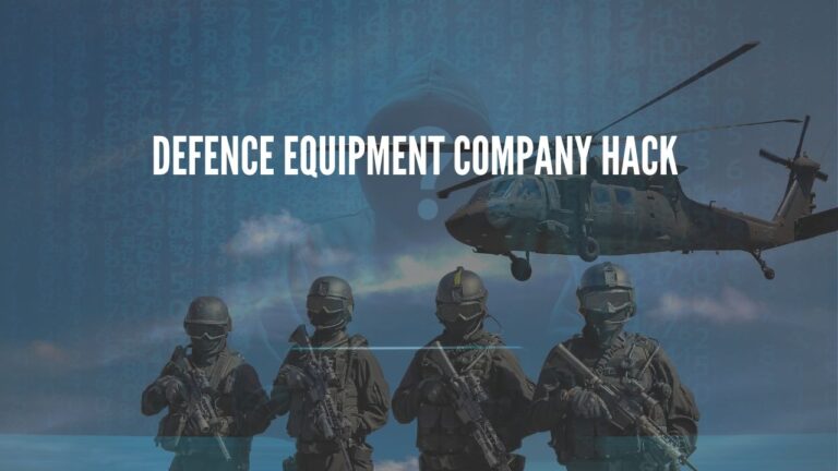Defence equipment company hack