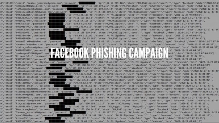 Facebook Phishing campaign