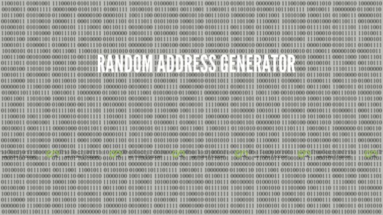 random address generator