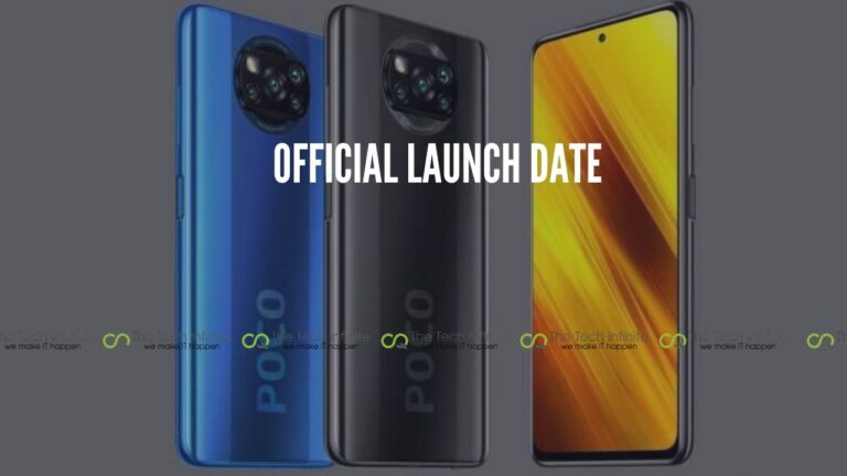 official launch date poco x3